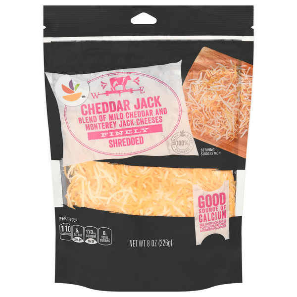 Stop & Shop Cheddar Jack Cheese Finely Shredded Natural