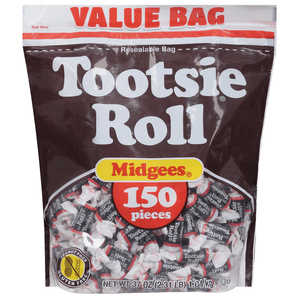Tootsie Roll Candy Midgees Value Bag