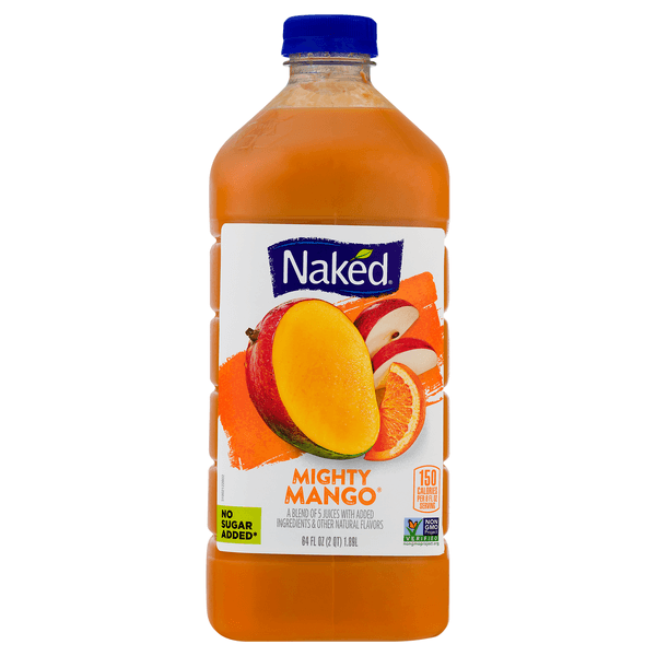 Naked Juice Smoothie Pure Fruit Mighty Mango