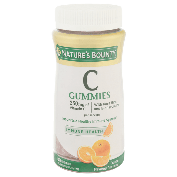 Nature'S Bounty C With Rose Hips & Bioflavonoids Gummies Orange