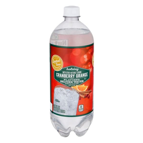 Limited Time Originals Holiday Seltzer Water Cranberry Orange