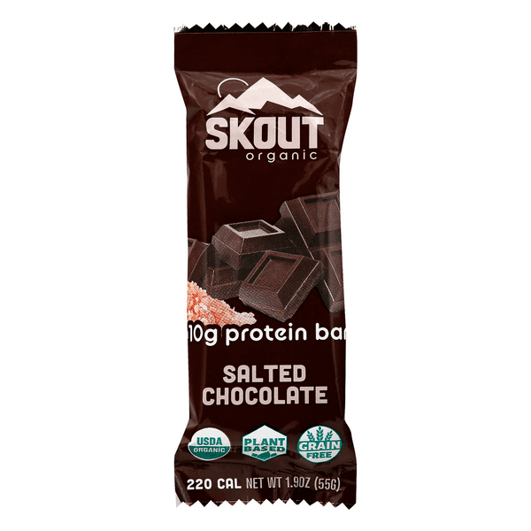 Skout Protein Bar Salted Chocolate Organic