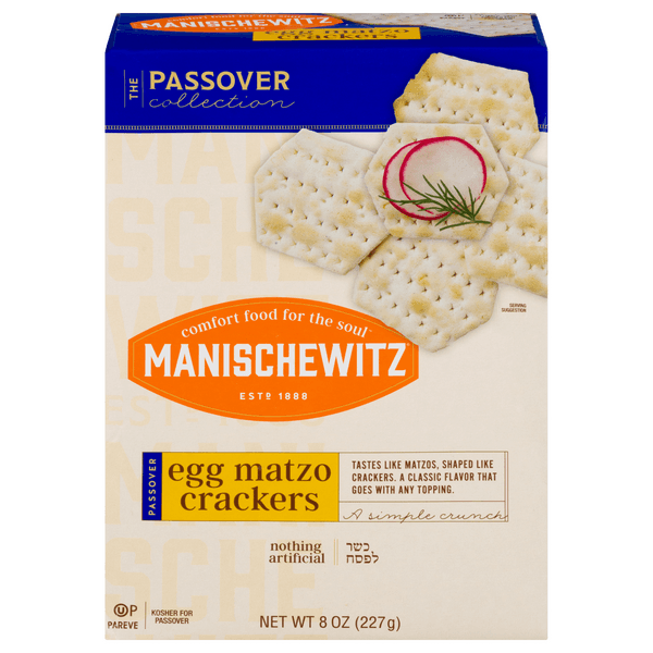 Manischewitz Matzo Crackers Egg