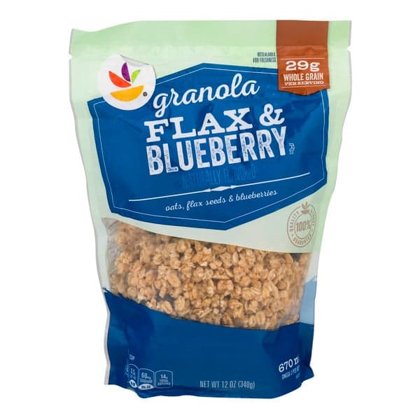 Stop & Shop Granola Flax & Blueberry