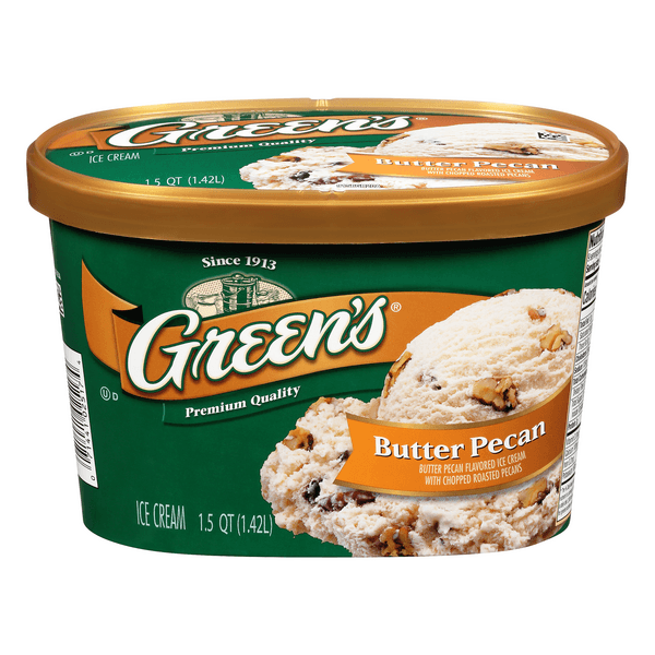 Green'S Premium Quality Ice Cream Butter Pecan