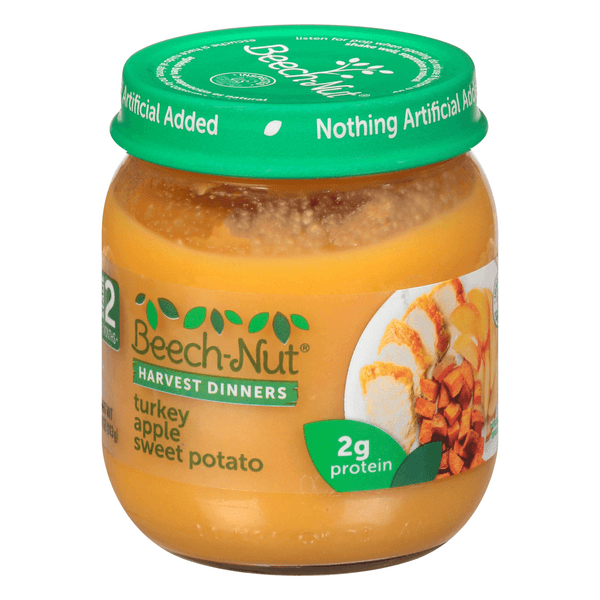 Beech-Nut Harvest Dinners Stage 2 Baby Food Turkey Apple Sweet Potato