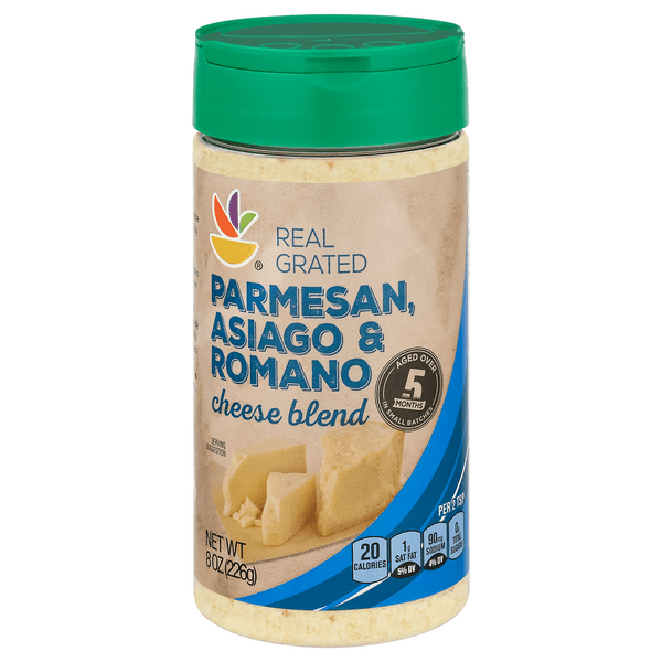 Stop & Shop Cheese Blend Grated Parmesan Asiago & Romano
