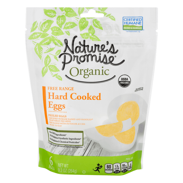 Nature'S Promise Organic Hard Cooked Eggs Free Range