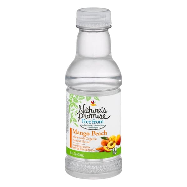 Nature'S Promise Flavored Water Beverage Peach Mango
