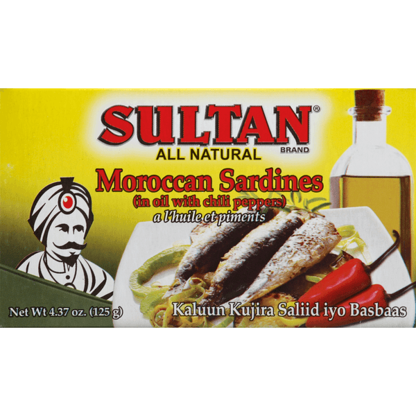 Sultan Sardines Moroccan In Oil With Chili Peppers