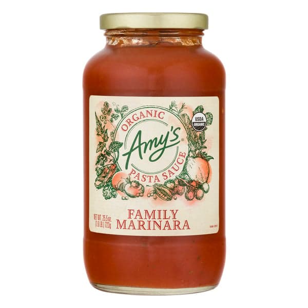 Amy'S Organic Family Marinara Pasta Sauce