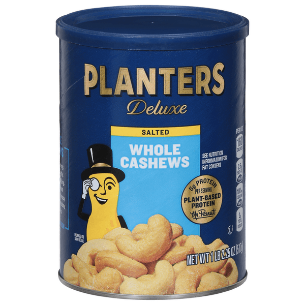 Planters Deluxe Cashews Whole