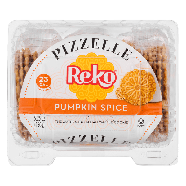 Pizzelle Waffle Cookie Pumpkin Spice