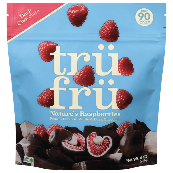 Tru Fru White & Dark Chocolate Raspberries