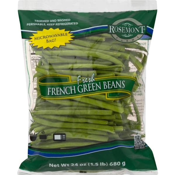 Rosemont Green Beans French Microwavable Bag