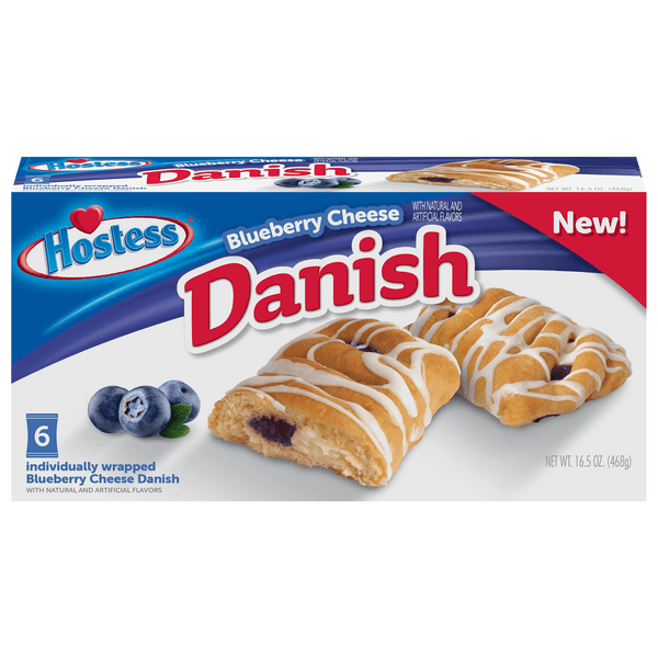 Hostess Blueberry Cheese Danish
