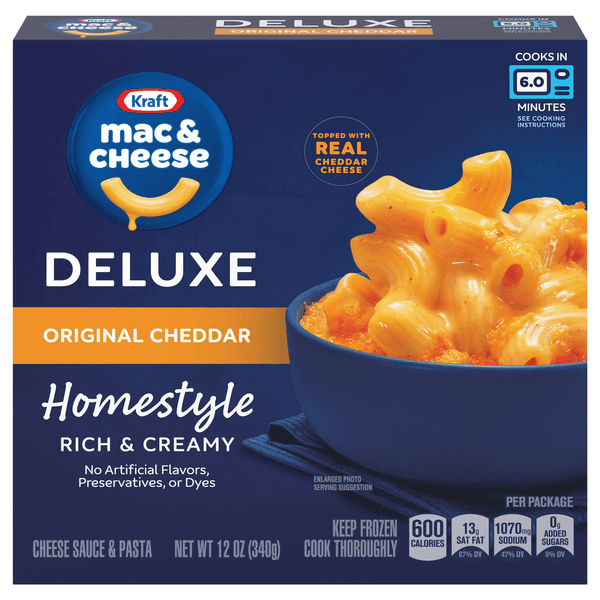 Kraft Deluxe Original Cheddar  Mac & Cheese