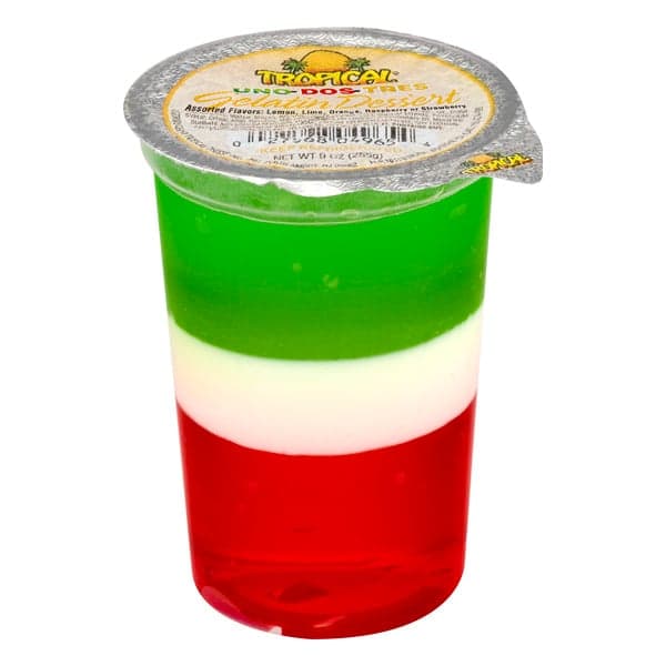 Tropical Gelatin Dessert Uno-Dos-Tres