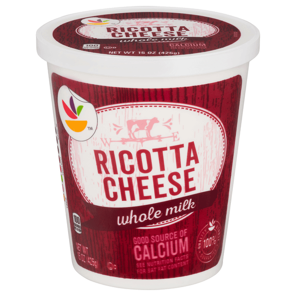 Stop & Shop Ricotta Cheese Whole Milk All Natural