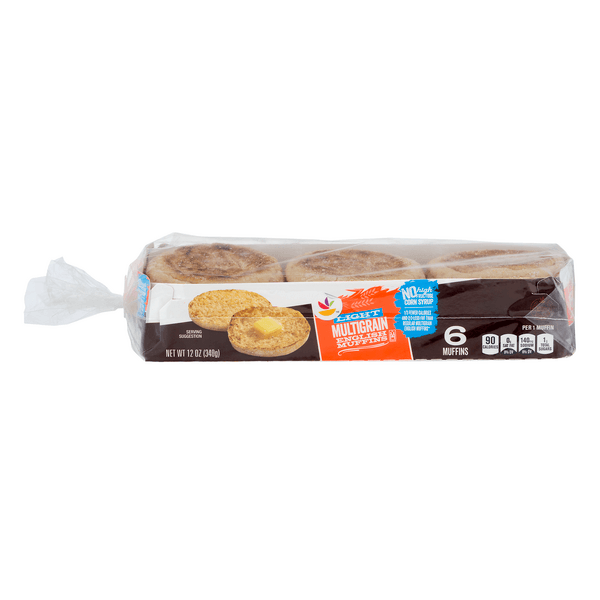 Stop & Shop English Muffins Multigrain Light Ready Split