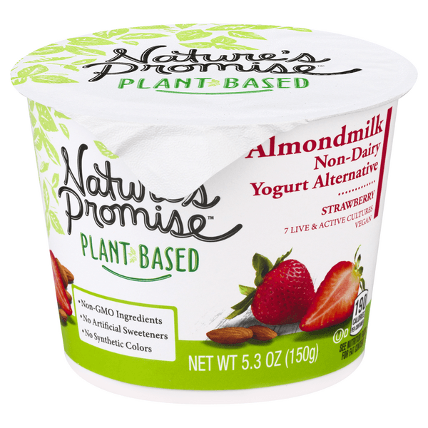 Nature'S Promise Plant-Based Almondmilk Non-Dairy Yogurt Strawberry