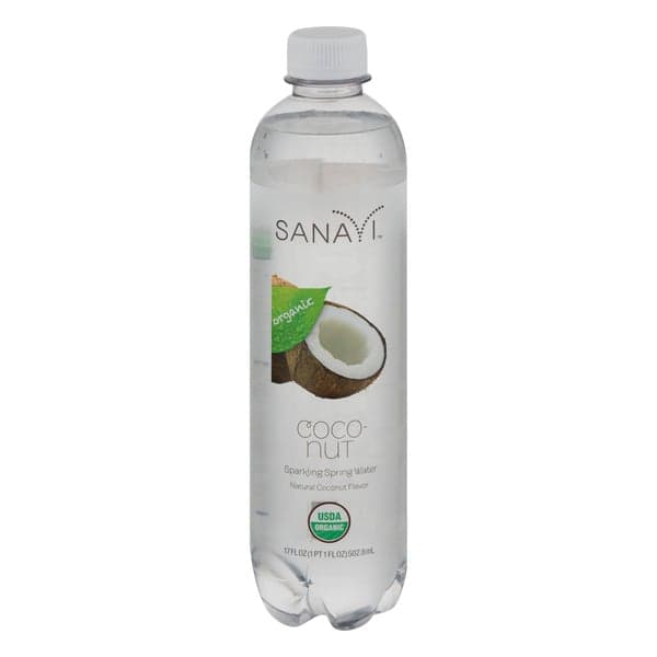 Sanavi Sparkling Spring Water Coconut Organic