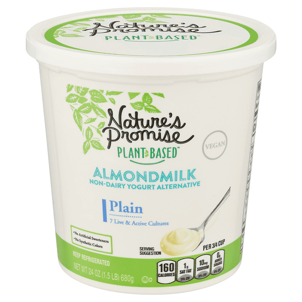 Nature'S Promise Plant-Based Plain Almondmilk Yogurt Alternative