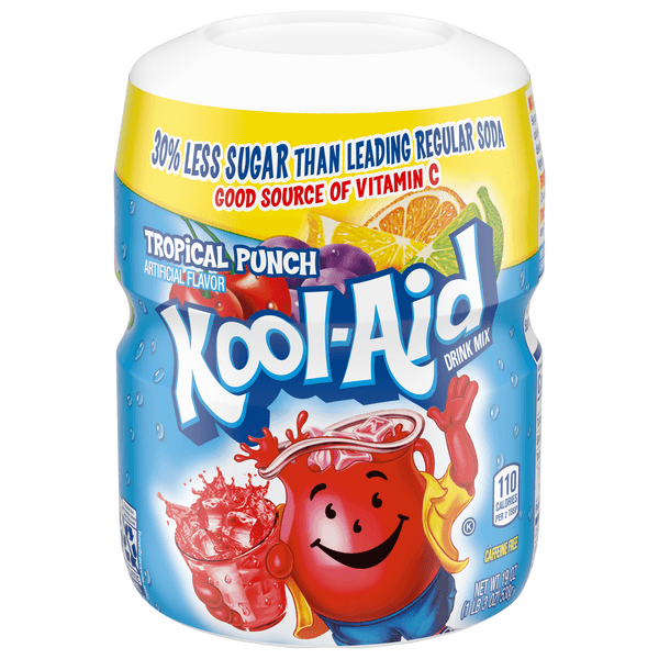 Kool-Aid Sugar Sweetened Tropical Punch Artificially Flavored Powdered Drink Mix