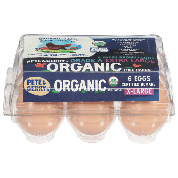 Pete & Gerry'S Organic Cage Free Grade A Extra Large Eggs