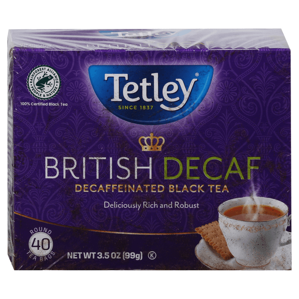 Tetley Decaffeinated British Black