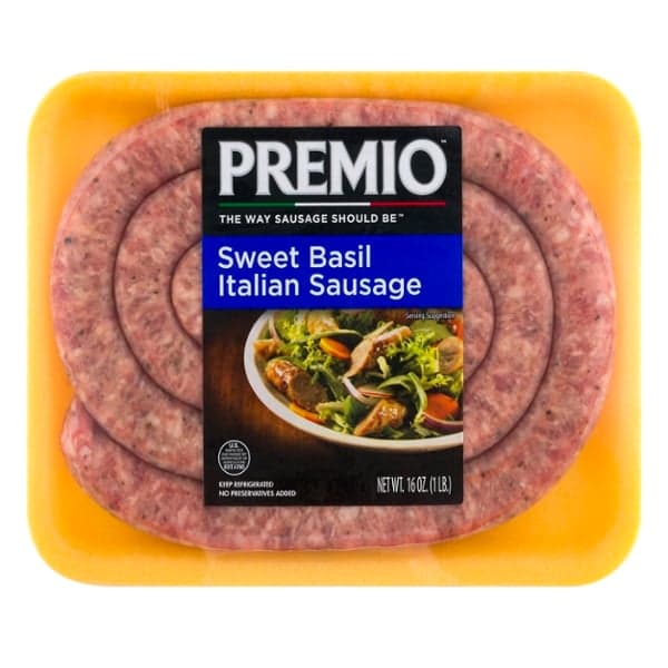 Premio Sweet Basil Italian Sausage Rope