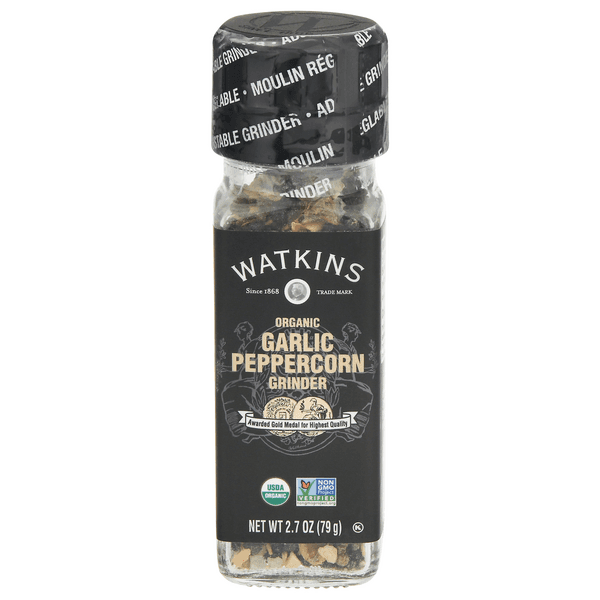 Watkins Organic Garlic Pepper Grinder