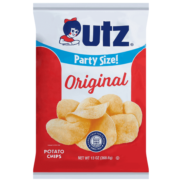 Utz Party Size! Original Potato Chips