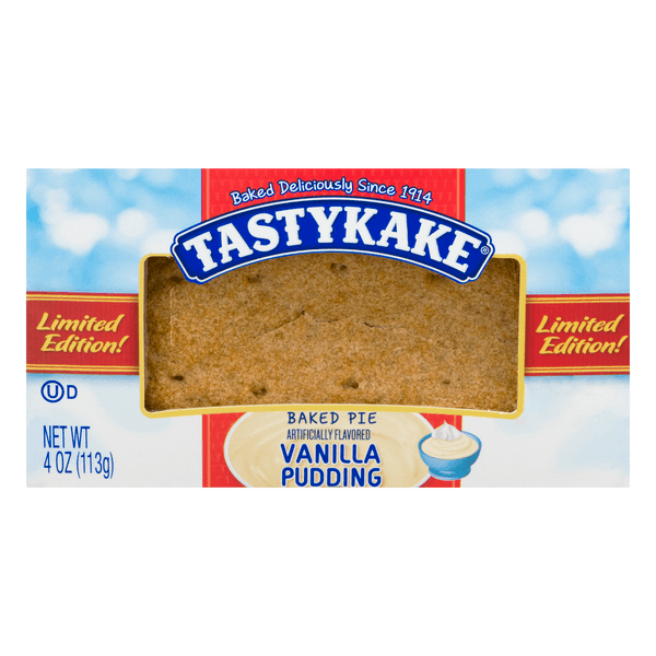 Tastykake Baked Pie Vanilla Pudding