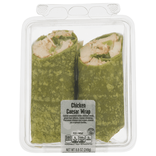 Stop & Shop Deli Wrap Sandwich Chicken Caesar