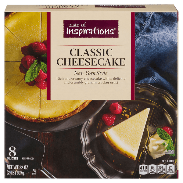 Taste Of Inspirations Classic Cheesecake New York Style