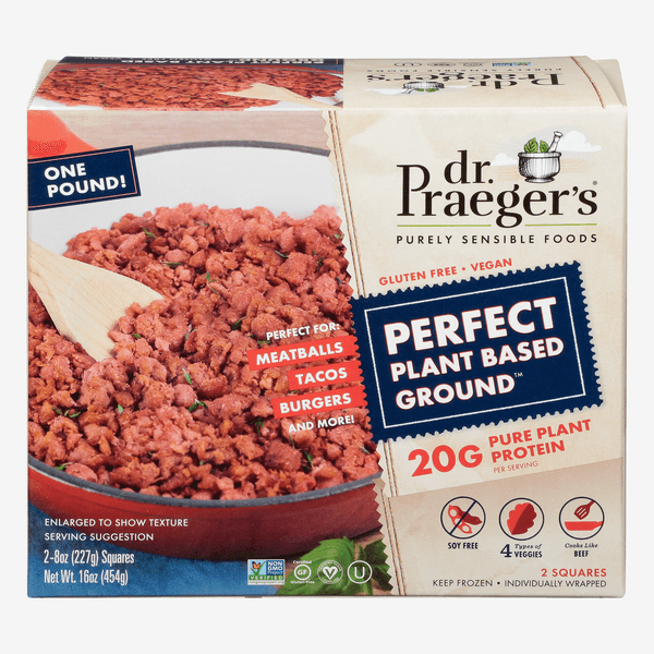 Dr. Praeger'S Perfect Plant Based Ground Gluten Free & Vegan
