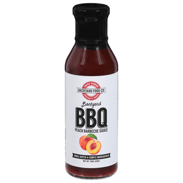 Backyard Food Co Peach Barbeque Sauce