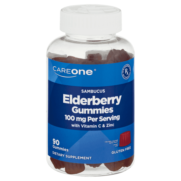 Careone Sambucus Elderberry With Vitamin C & Zinc Gummies
