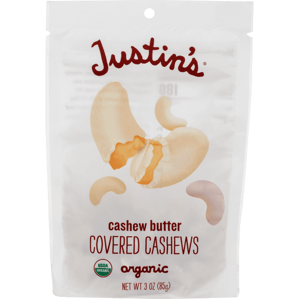 Justin'S Covered Cashews Cashew Butter Organic