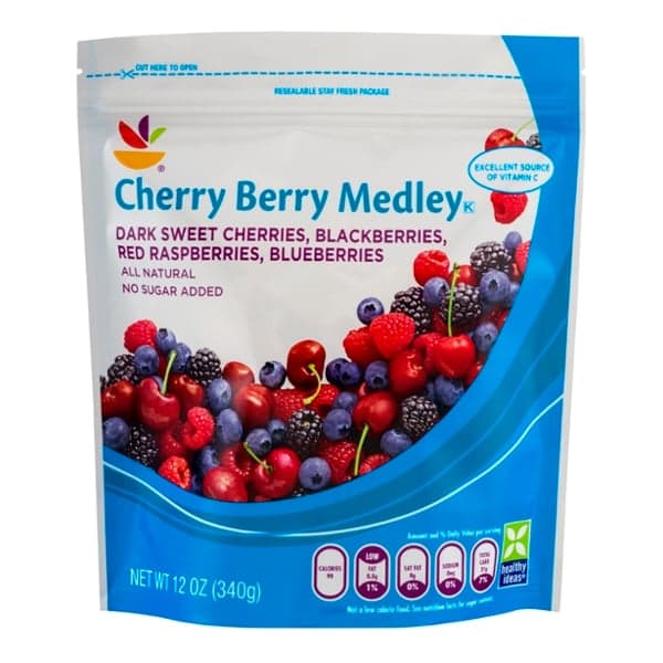 Stop & Shop Cherry Berry Medley No Sugar Added All Natural