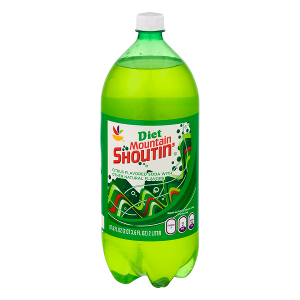 Giant Diet Mountain Shoutin Soda