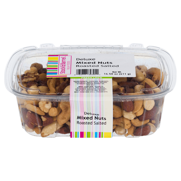 Stock & Barrel Deluxe Roasted Salted Mixed Nuts