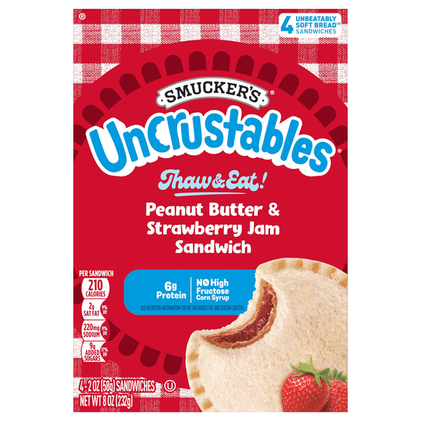 Is it Honey Free? Smucker's Uncrustables Peanut Butter & Strawberry Jam