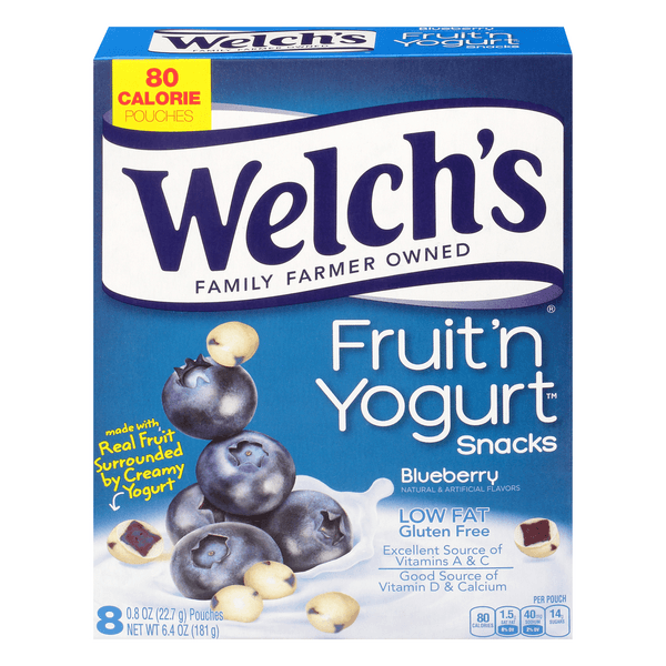 Welch'S Fruit 'N Yogurt Snacks Blueberry Gluten Free