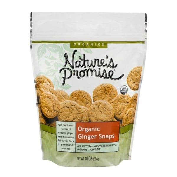 Nature'S Promise Organics Cookies Ginger Snaps