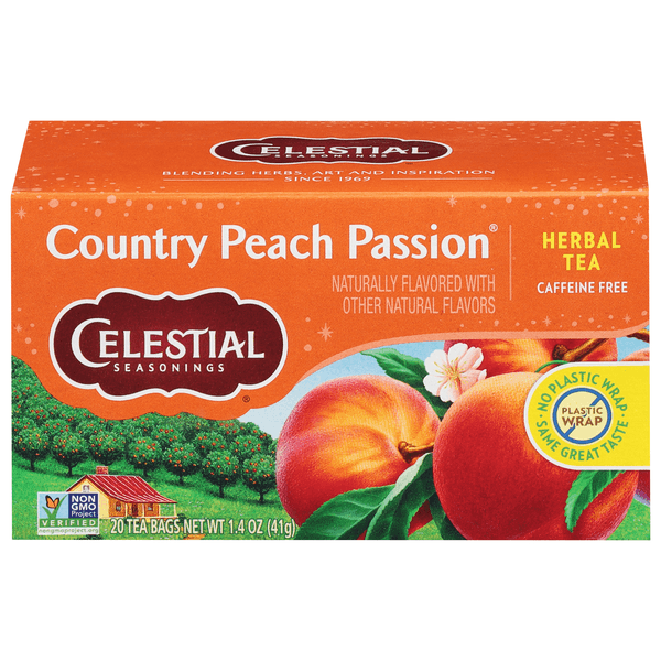 Celestial Seasonings Herbal Tea Bags Caffeine Free Country Peach Passion