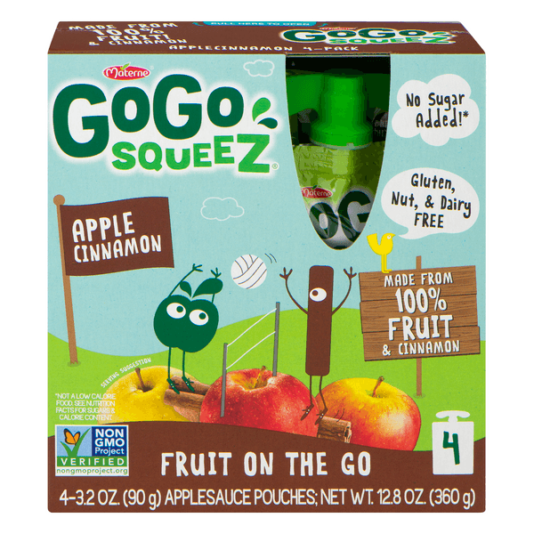 Gogo Squeez Applesauce Apple Cinnamon