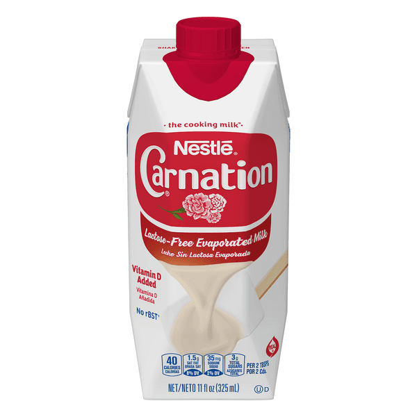 Nestle Carnation Evaporated Milk Vitamin D Added Lactose Free