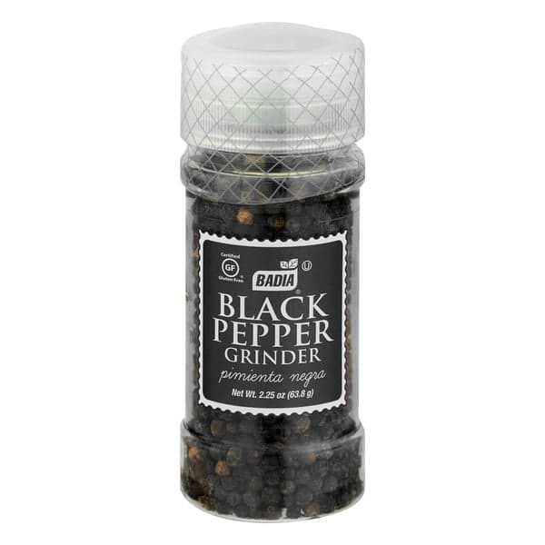 Badia Black Pepper Grinder Gluten Free